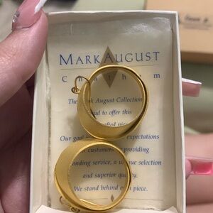 Mark august gold earrings from Chatham MA